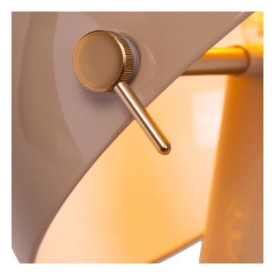 Lucide BARONE - Table lamp - Ø 38 cm - 1xE27 - Taupe - Vibes